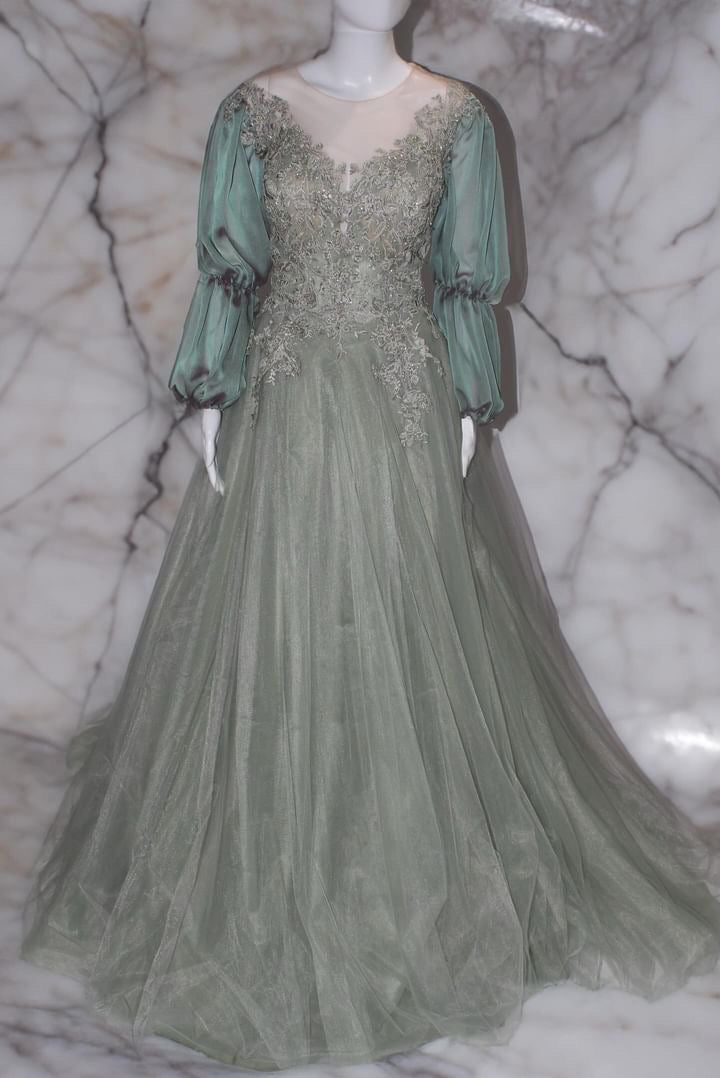 63: Green Formal Dress (10)