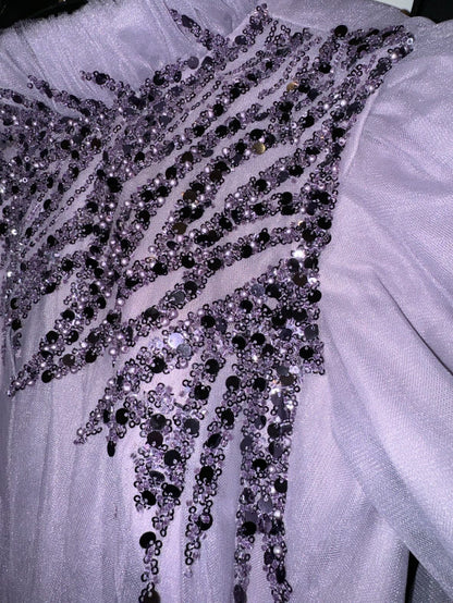 47: Purple Formal Dress (S-M)